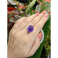10.03 Ct. Purple Amethyst from Ceylon (Sri Lanka) Life Style