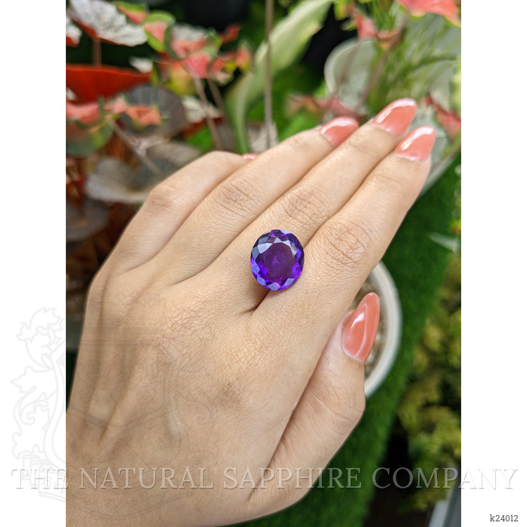 10.03 Ct. Purple Amethyst from Ceylon (Sri Lanka)