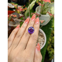 10.03 Ct. Purple Amethyst from Ceylon (Sri Lanka) Life Style