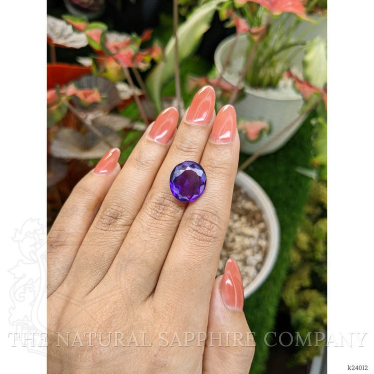 10.03 Ct. Purple Amethyst from Ceylon (Sri Lanka)