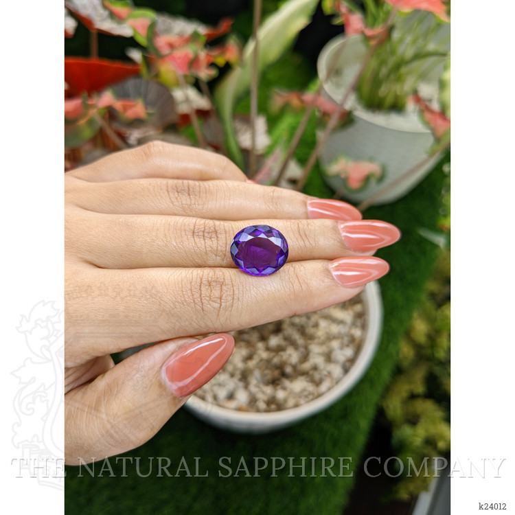 10.03 Ct. Purple Amethyst from Ceylon (Sri Lanka)