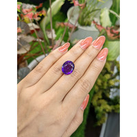 9.42 Ct. Purple Amethyst from Ceylon (Sri Lanka) Life Style