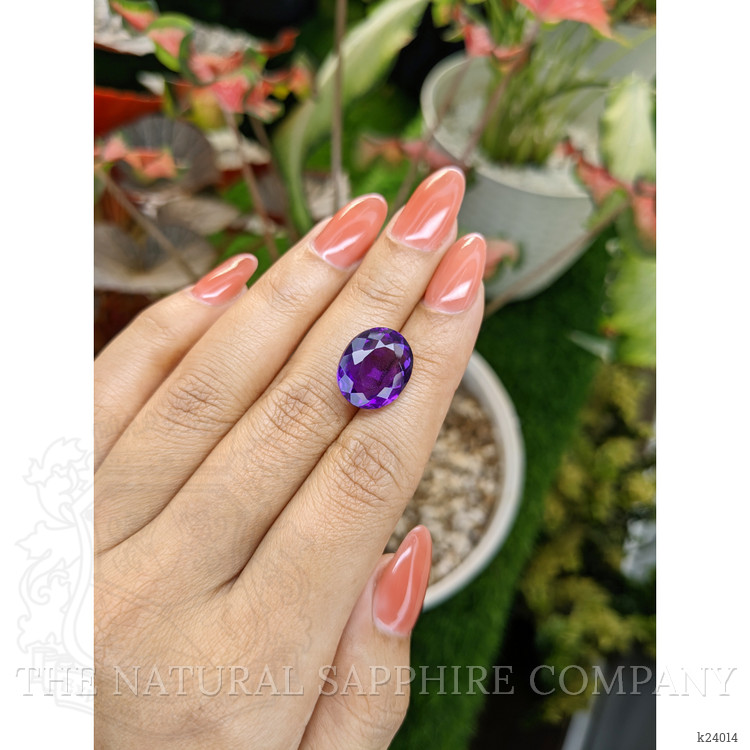 9.42 Ct. Purple Amethyst from Ceylon (Sri Lanka)