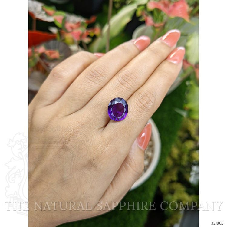 7.26 Ct. Purple Amethyst from Ceylon (Sri Lanka)