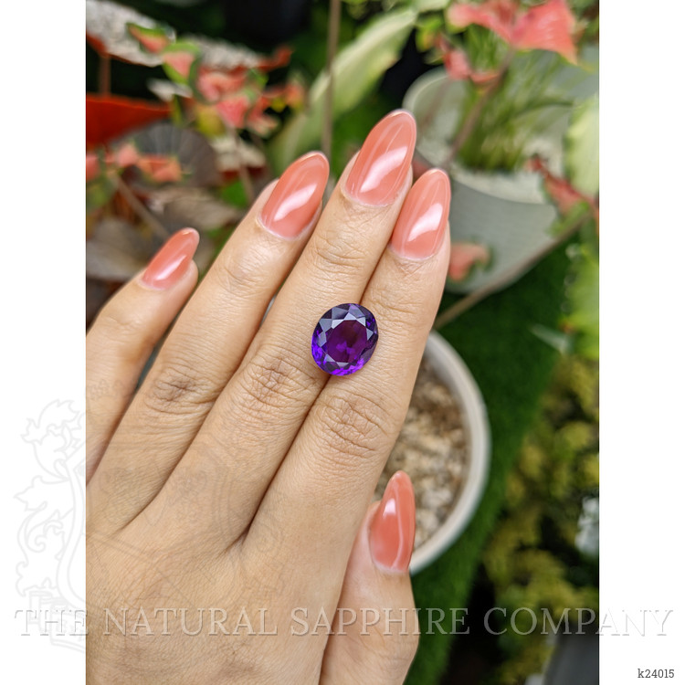7.26 Ct. Purple Amethyst from Ceylon (Sri Lanka)