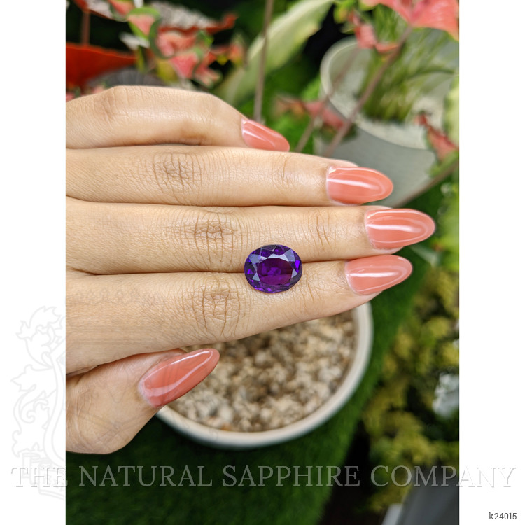 7.26 Ct. Purple Amethyst from Ceylon (Sri Lanka)