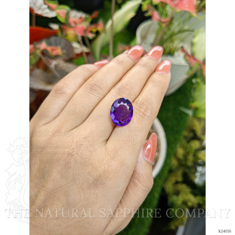 9.33 Ct. Purple Amethyst from Ceylon (Sri Lanka)
