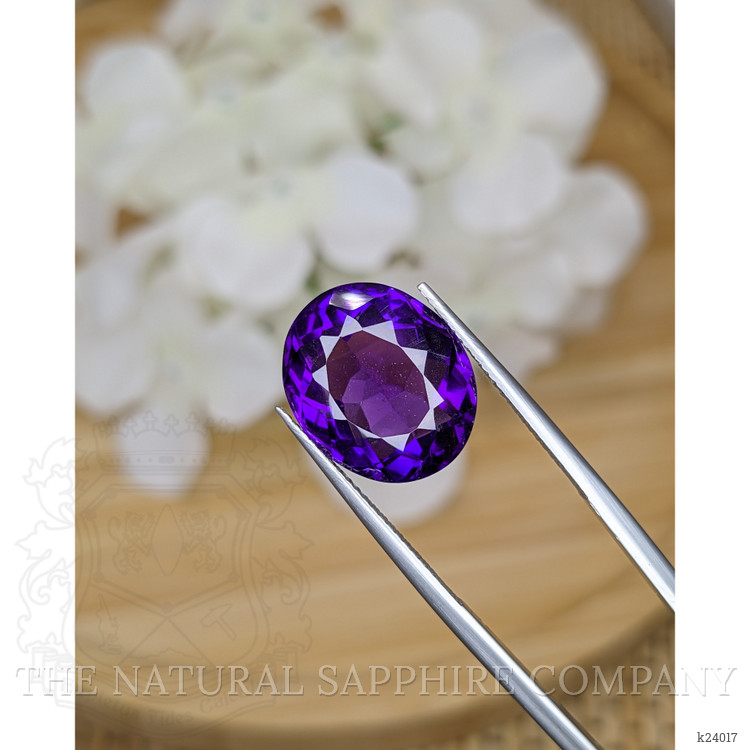 9.95 Ct. Purple Amethyst from Ceylon (Sri Lanka)