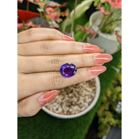9.95 Ct. Purple Amethyst from Ceylon (Sri Lanka) Life Style