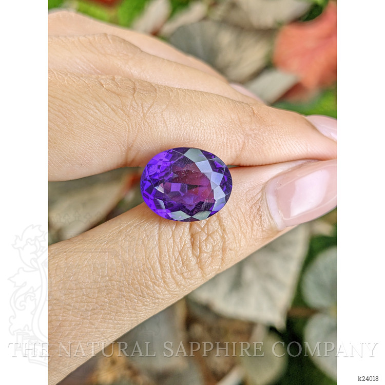 9.36 Ct. Purple Amethyst from Ceylon (Sri Lanka)
