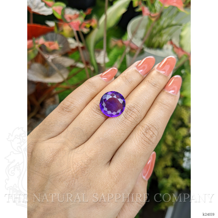 10.35 Ct. Purple Amethyst from Ceylon (Sri Lanka)