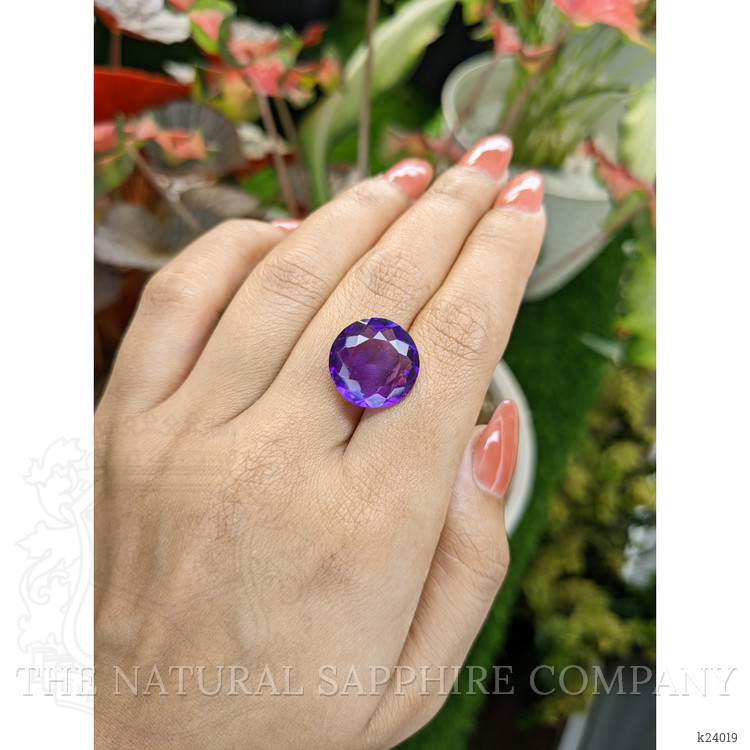 10.35 Ct. Purple Amethyst from Ceylon (Sri Lanka)