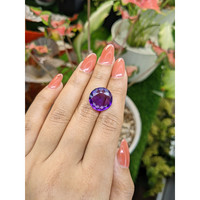 10.35 Ct. Purple Amethyst from Ceylon (Sri Lanka) Life Style