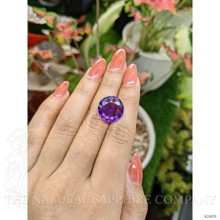 10.35 Ct. Purple Amethyst from Ceylon (Sri Lanka)