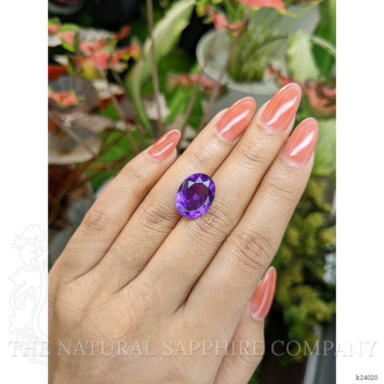 8.96 Ct. Purple Amethyst from Ceylon (Sri Lanka)