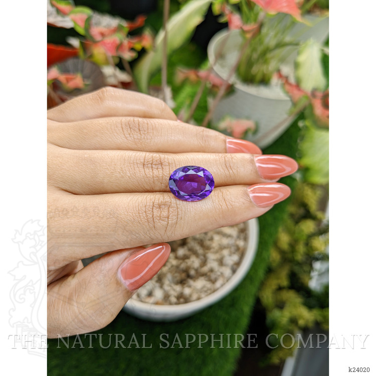 8.96 Ct. Purple Amethyst from Ceylon (Sri Lanka)