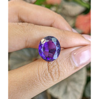9.24 Ct. Purple Amethyst from Ceylon (Sri Lanka) Life Style
