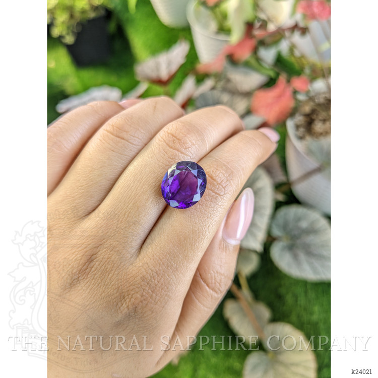 9.24 Ct. Purple Amethyst from Ceylon (Sri Lanka)