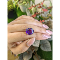 9.24 Ct. Purple Amethyst from Ceylon (Sri Lanka) Life Style