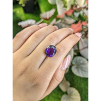 7.76 Ct. Purple Amethyst from Ceylon (Sri Lanka) Life Style