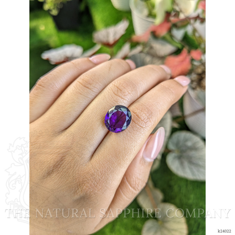 7.76 Ct. Purple Amethyst from Ceylon (Sri Lanka)