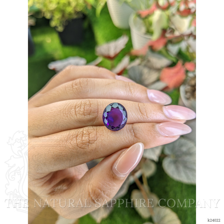 7.76 Ct. Purple Amethyst from Ceylon (Sri Lanka)