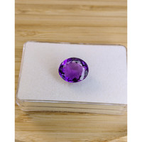 7.74 Ct. Purple Amethyst from Ceylon (Sri Lanka) Life Style