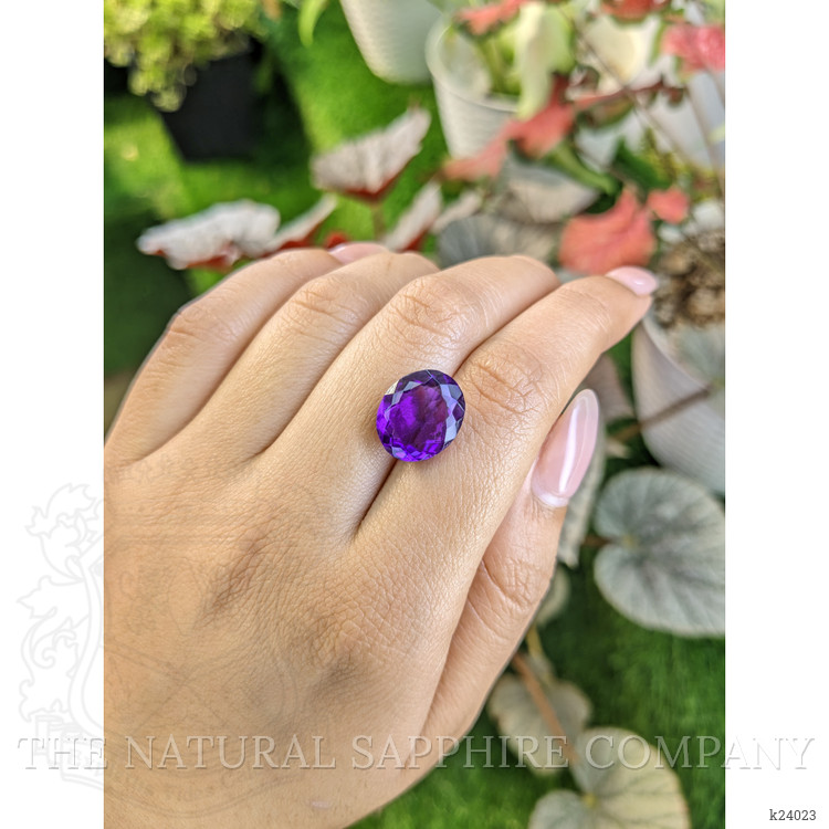 7.74 Ct. Purple Amethyst from Ceylon (Sri Lanka)