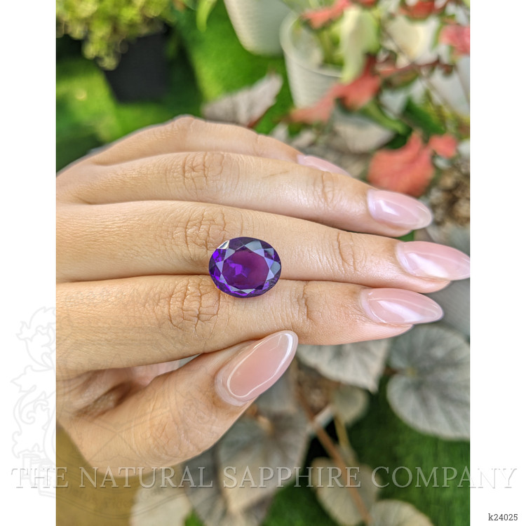 8.57 Ct. Purple Amethyst from Ceylon (Sri Lanka)