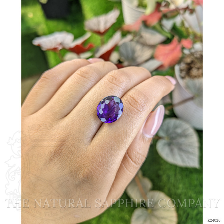 8.78 Ct. Purple Amethyst from Ceylon (Sri Lanka)