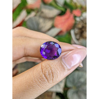 8.78 Ct. Purple Amethyst from Ceylon (Sri Lanka) Life Style