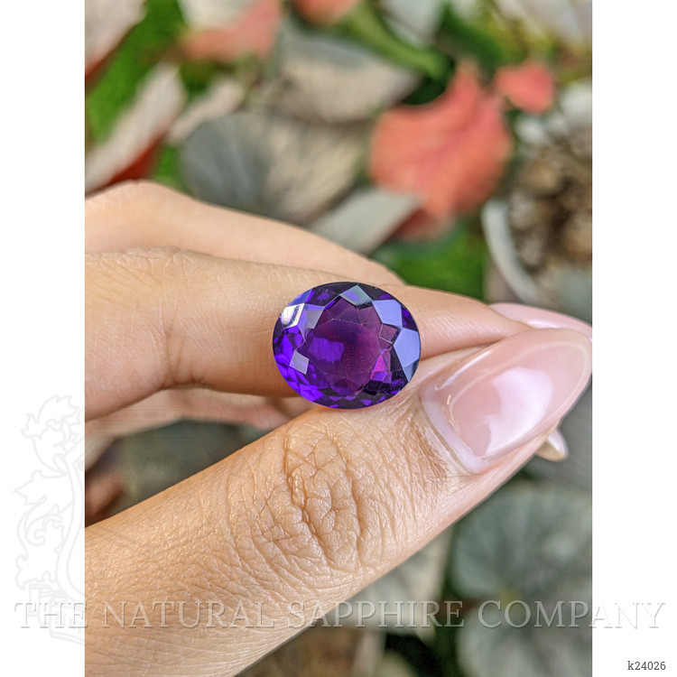 8.78 Ct. Purple Amethyst from Ceylon (Sri Lanka)