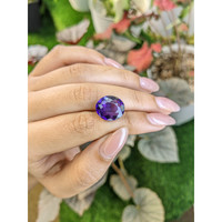 8.78 Ct. Purple Amethyst from Ceylon (Sri Lanka) Life Style