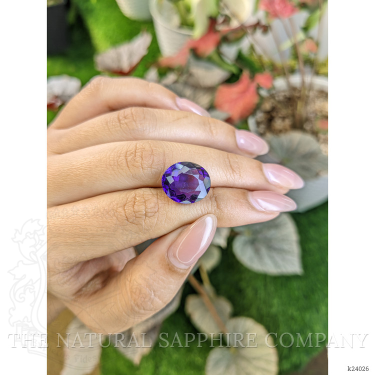 8.78 Ct. Purple Amethyst from Ceylon (Sri Lanka)