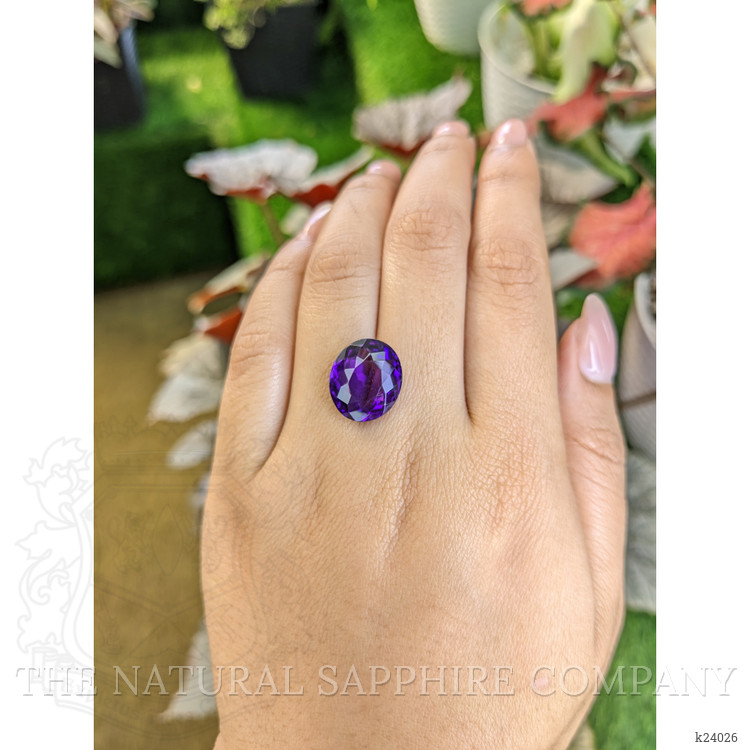 8.78 Ct. Purple Amethyst from Ceylon (Sri Lanka)