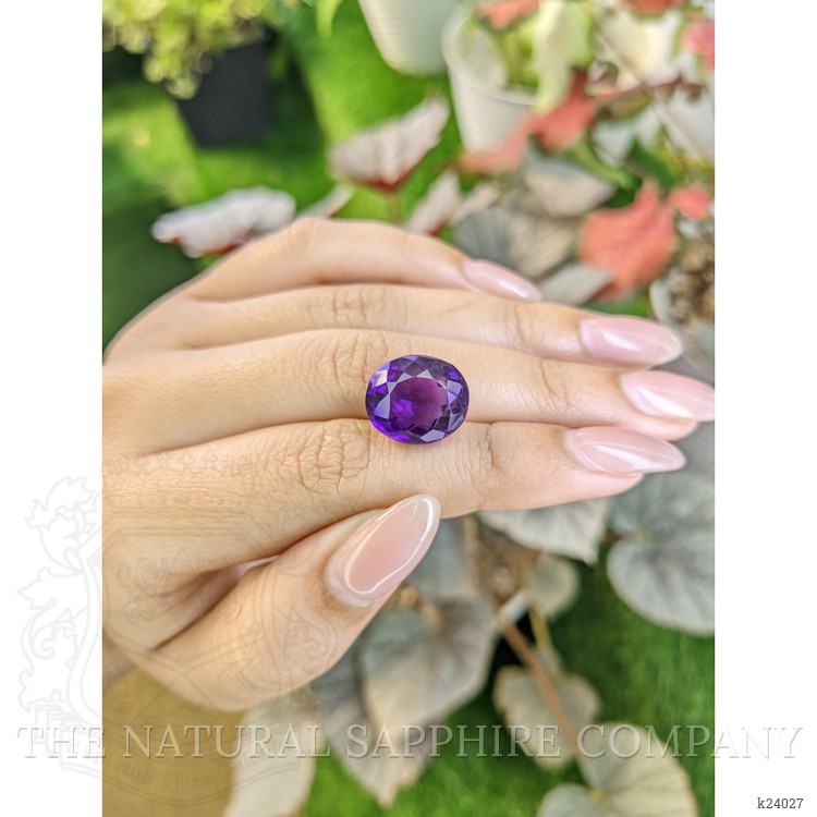 11.30 Ct. Purple Amethyst from Ceylon (Sri Lanka)