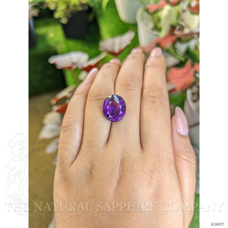 11.30 Ct. Purple Amethyst from Ceylon (Sri Lanka)