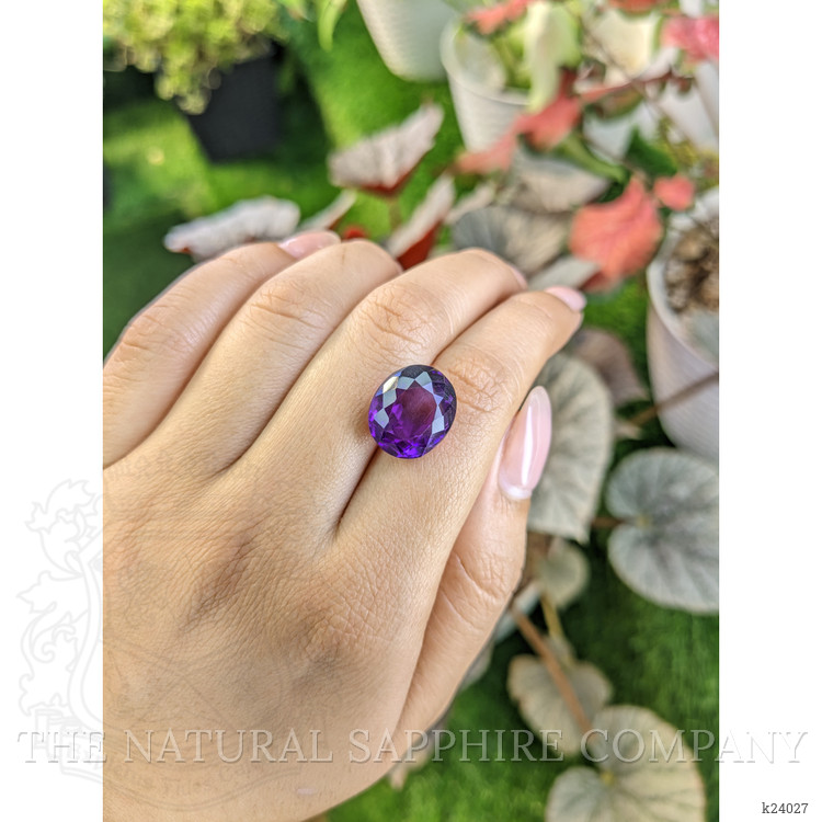 11.30 Ct. Purple Amethyst from Ceylon (Sri Lanka)