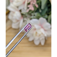 0.82 Ct. Purplish Pink Rhodolite Garnet from Ceylon (Sri Lanka) Life Style