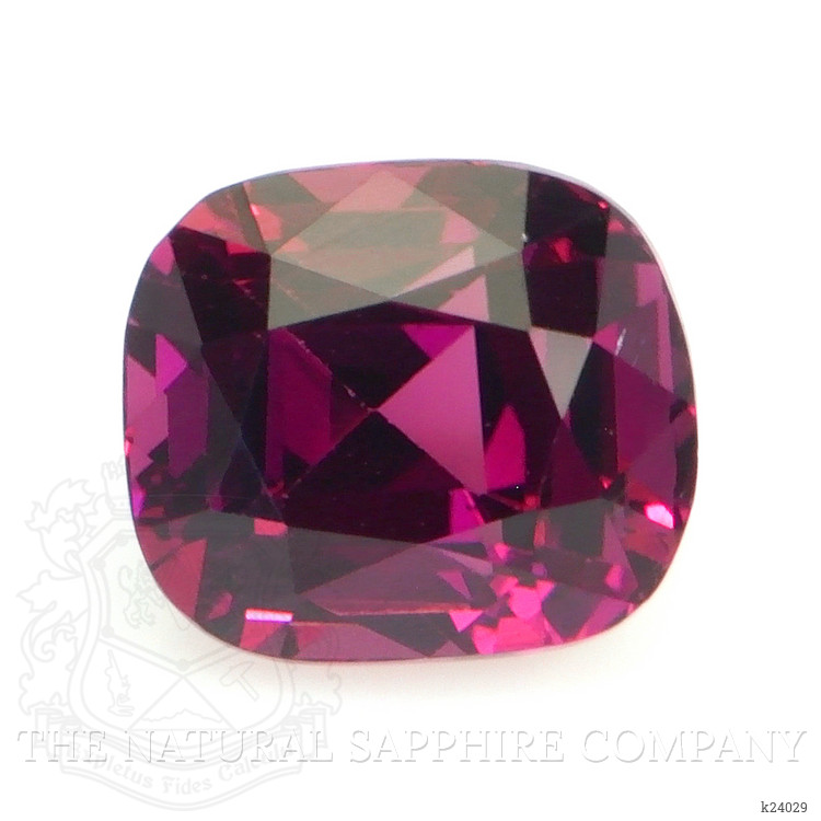 1.92 Ct. Purplish Red Rhodolite Garnet from Ceylon (Sri Lanka)