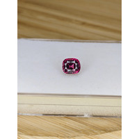 1.92 Ct. Purplish Red Rhodolite Garnet from Ceylon (Sri Lanka) Life Style