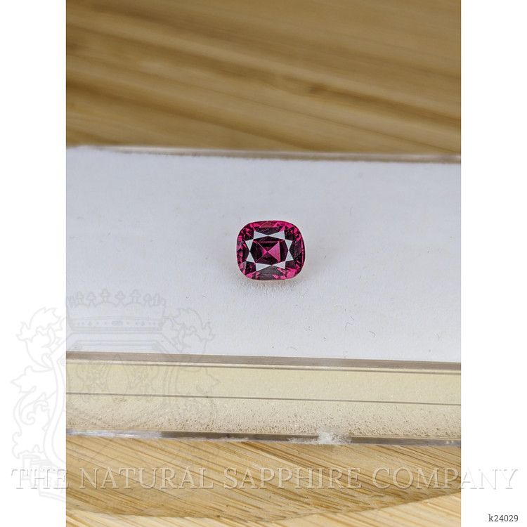 1.92 Ct. Purplish Red Rhodolite Garnet from Ceylon (Sri Lanka)