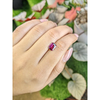 2.23 Ct. Purplish Pink Rhodolite Garnet from Ceylon (Sri Lanka) Life Style