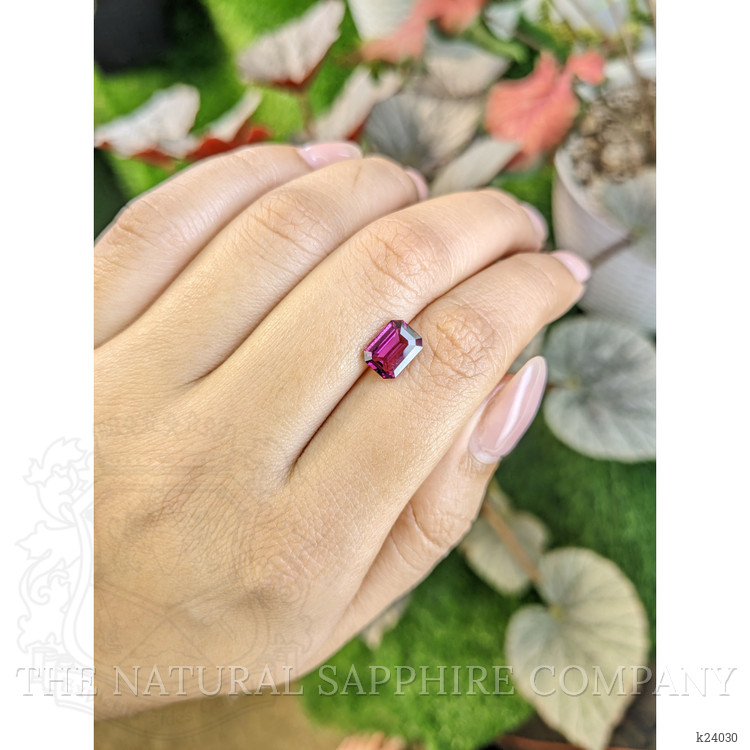 2.23 Ct. Purplish Pink Rhodolite Garnet from Ceylon (Sri Lanka)