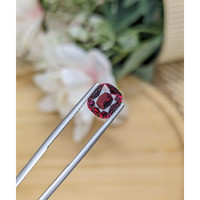 3.34 Ct. Red Garnet from Ceylon (Sri Lanka) Life Style