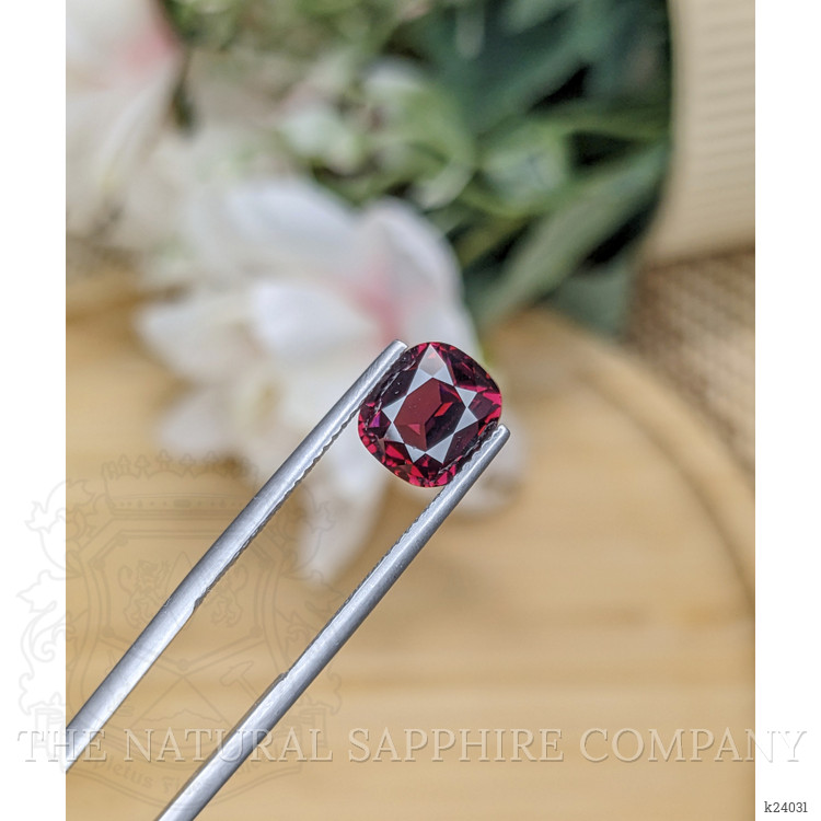 3.34 Ct. Red Garnet from Ceylon (Sri Lanka)