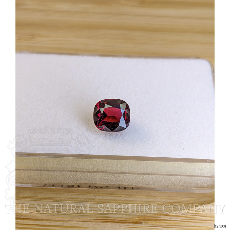 3.34 Ct. Red Garnet from Ceylon (Sri Lanka)