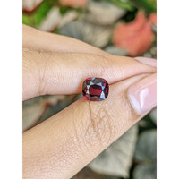 3.34 Ct. Red Garnet from Ceylon (Sri Lanka) Life Style