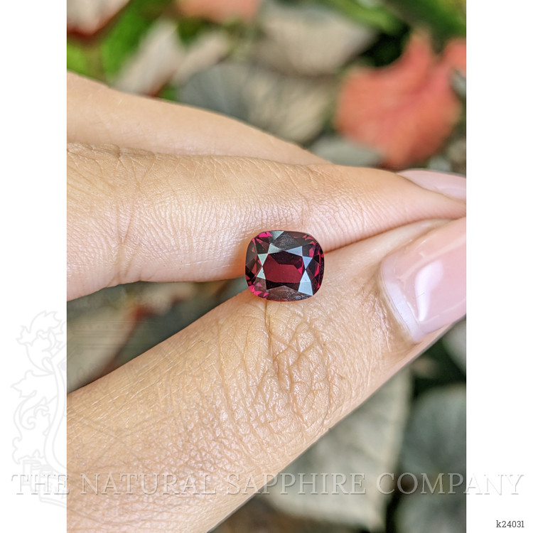 3.34 Ct. Red Garnet from Ceylon (Sri Lanka)