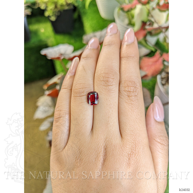 2.53 Ct. Red Garnet from Ceylon (Sri Lanka)
